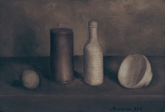 Giorgio Morandi- Natura morta, 1920. Olio su tavola, Bologna, Museo Morandi